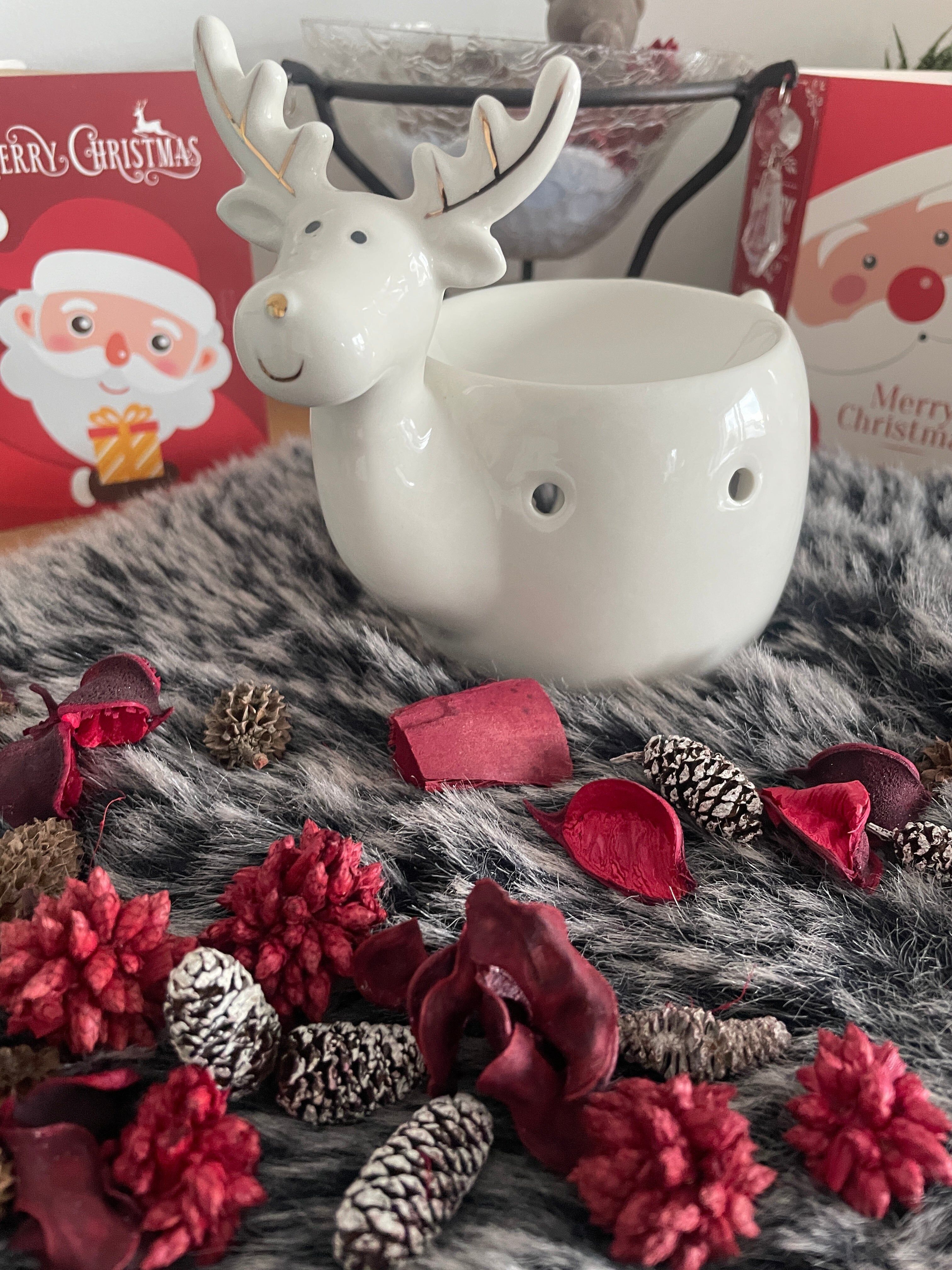 Rentierbrenner aus Keramik