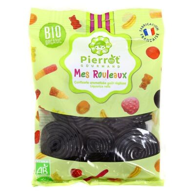 Lot de 2 Sachets Mes rouleaux de Réglisse BIO de Pierrot Gourmand