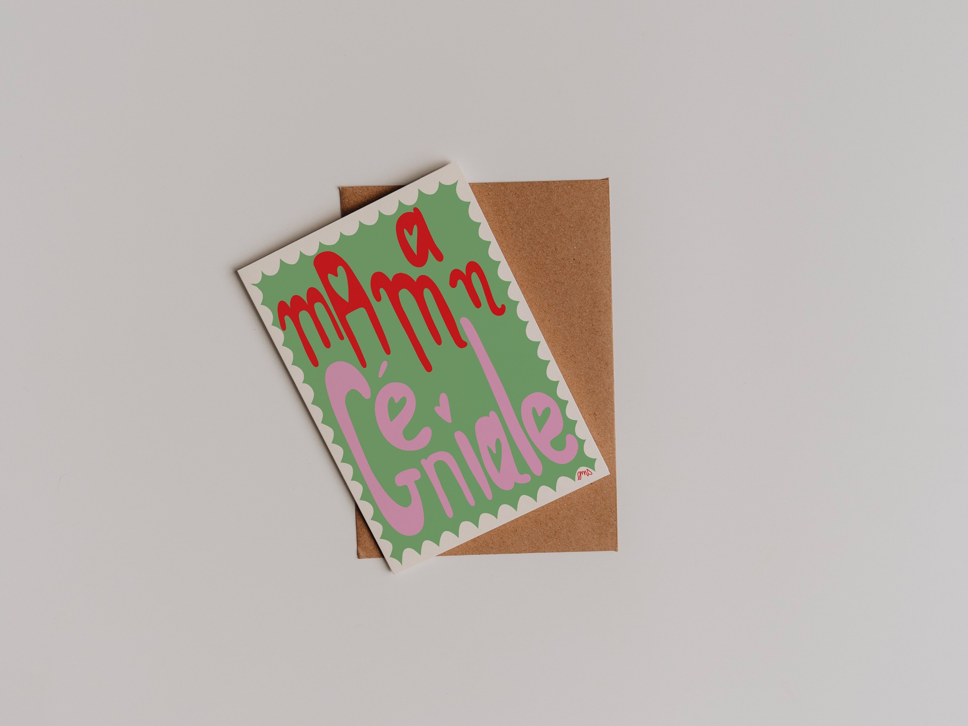 TARJETA DE FELICITACIÓN - DÍA DE LA MADRE (14,8x10,5cm)