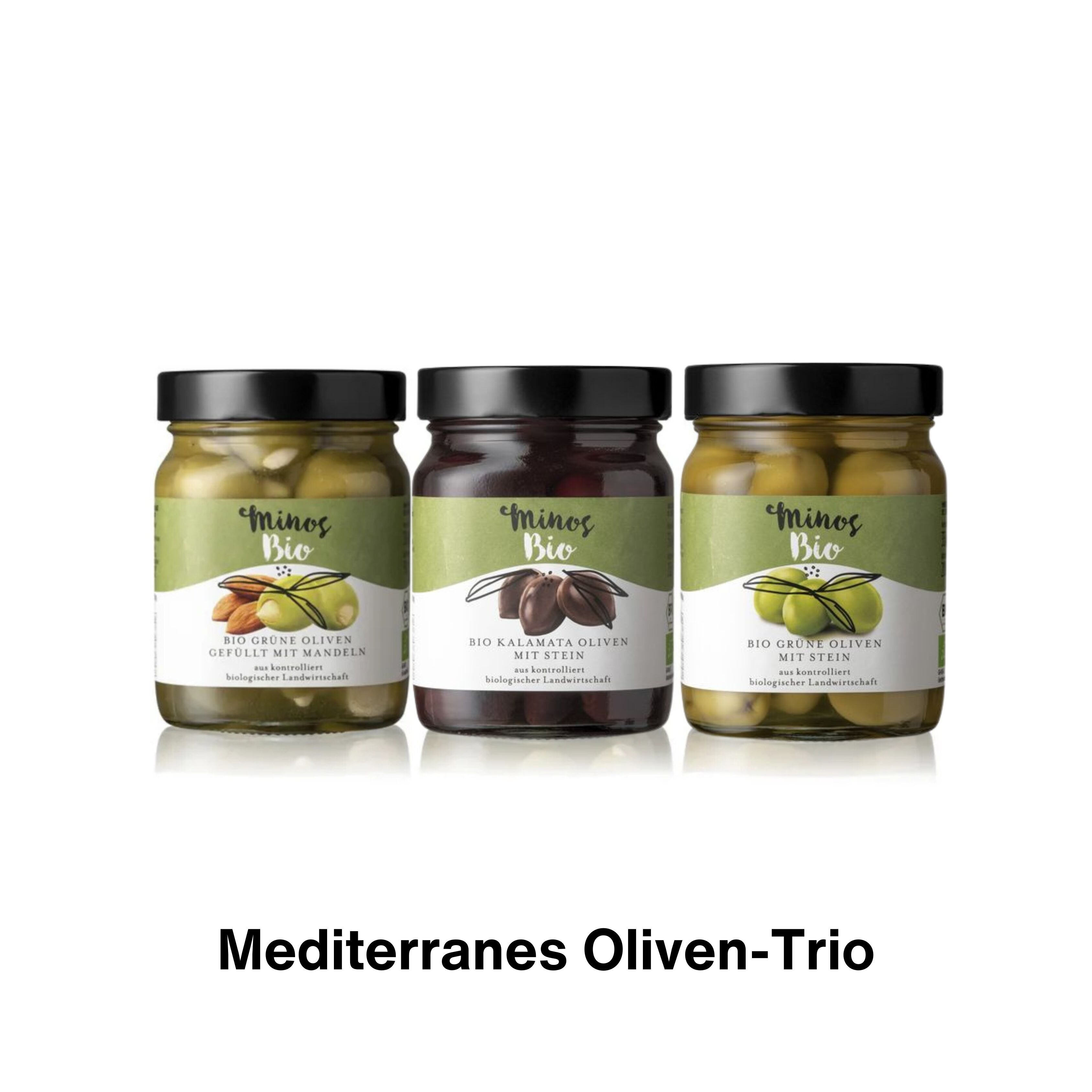 Tris di olive mediterranee