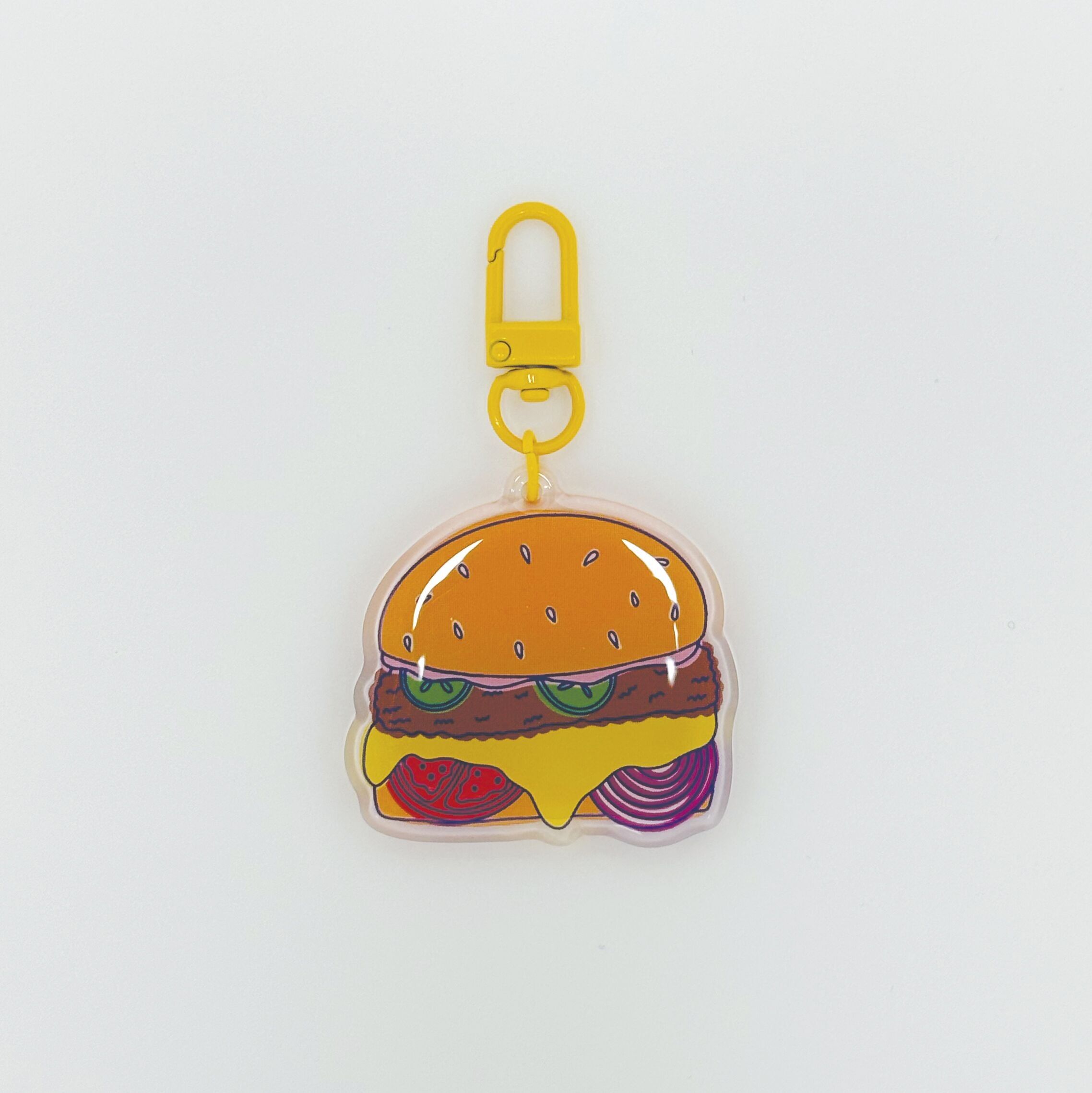 🍔 Burger-Schlüsselanhänger – kaubar 🍔