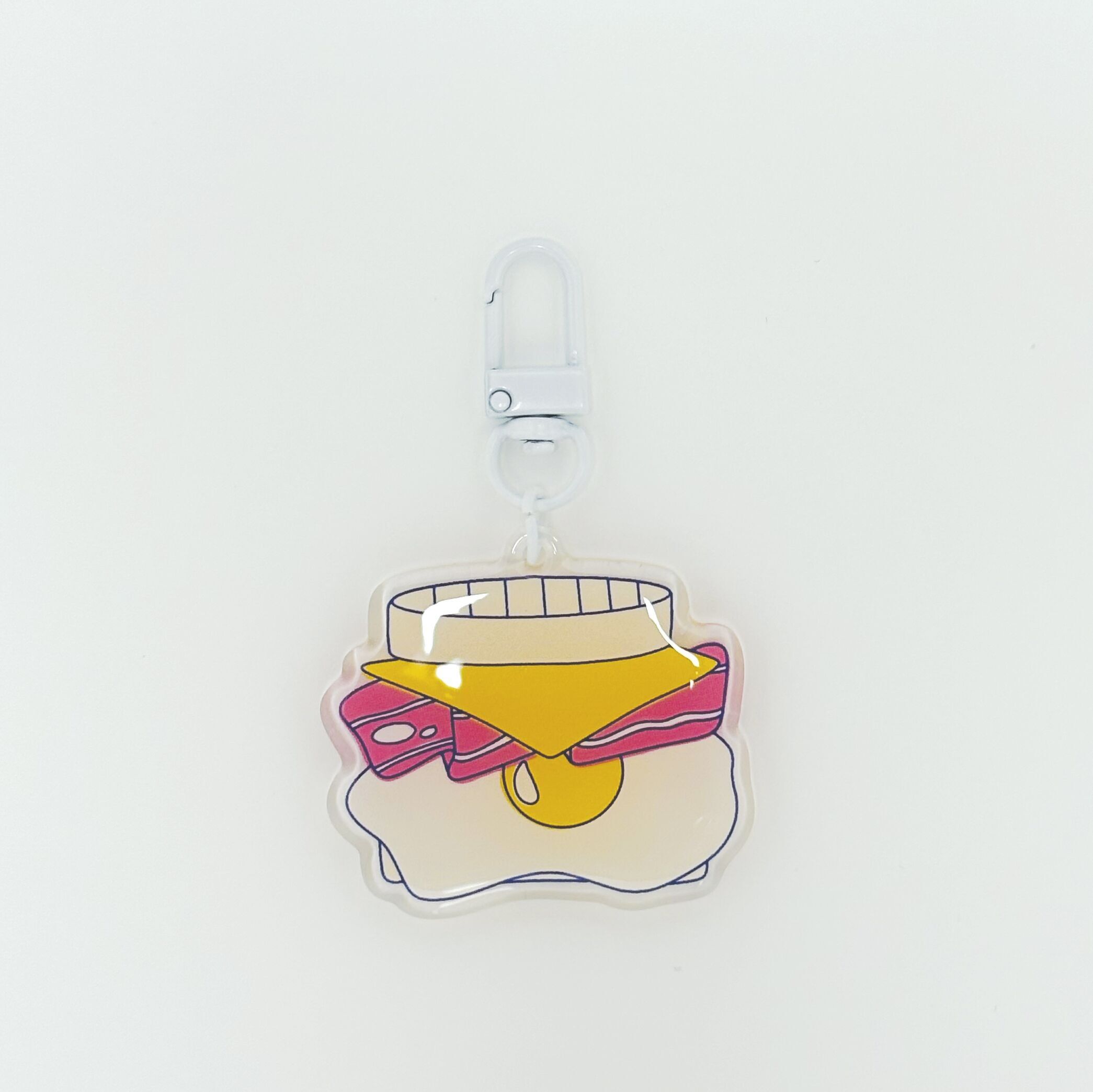 🍳🥯 Eiermuffin-Schlüsselanhänger – Das All-Terrain-Frühstück 🍳🥯