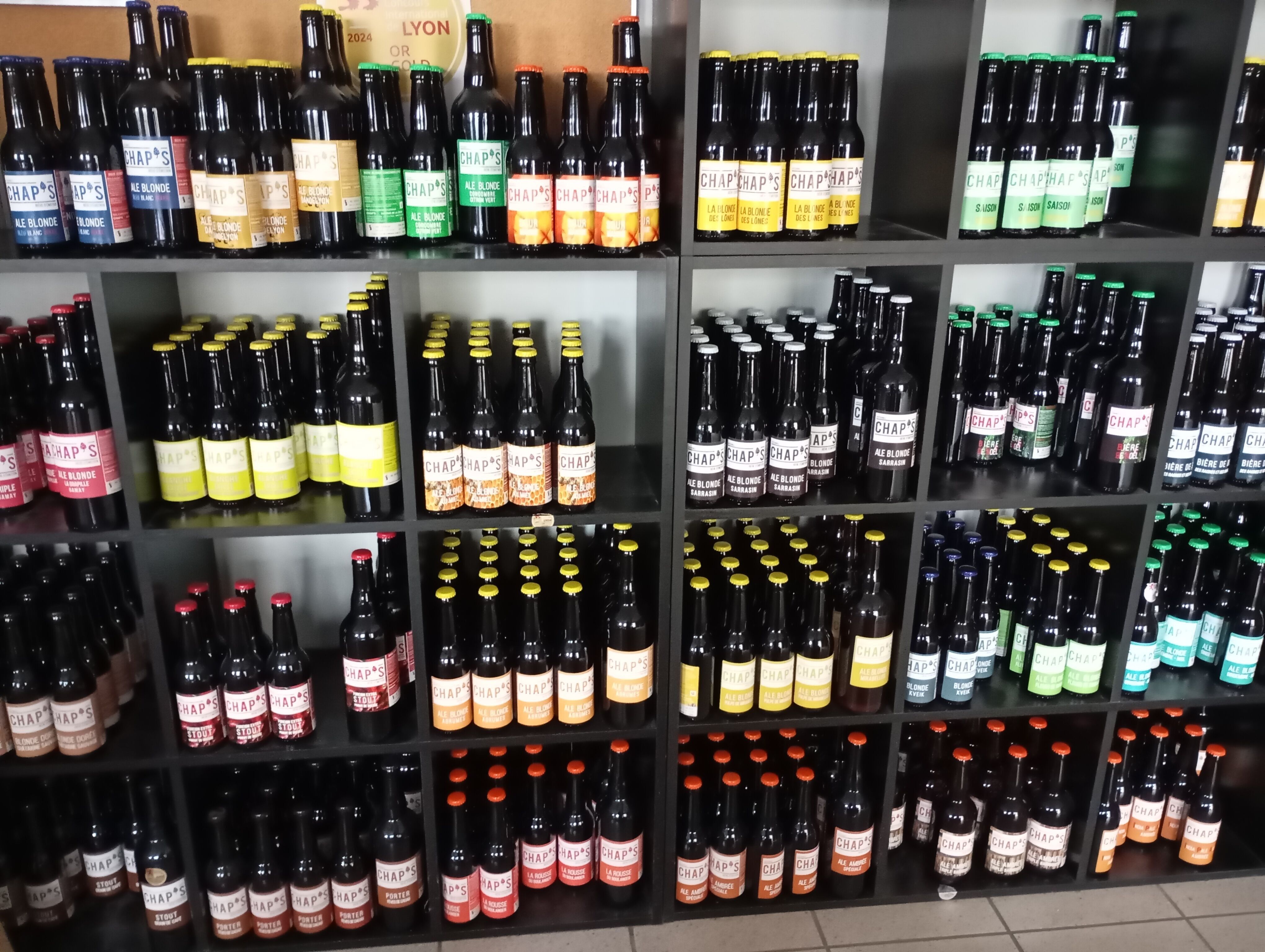 Assortiment de 24 bières Chap's du moment