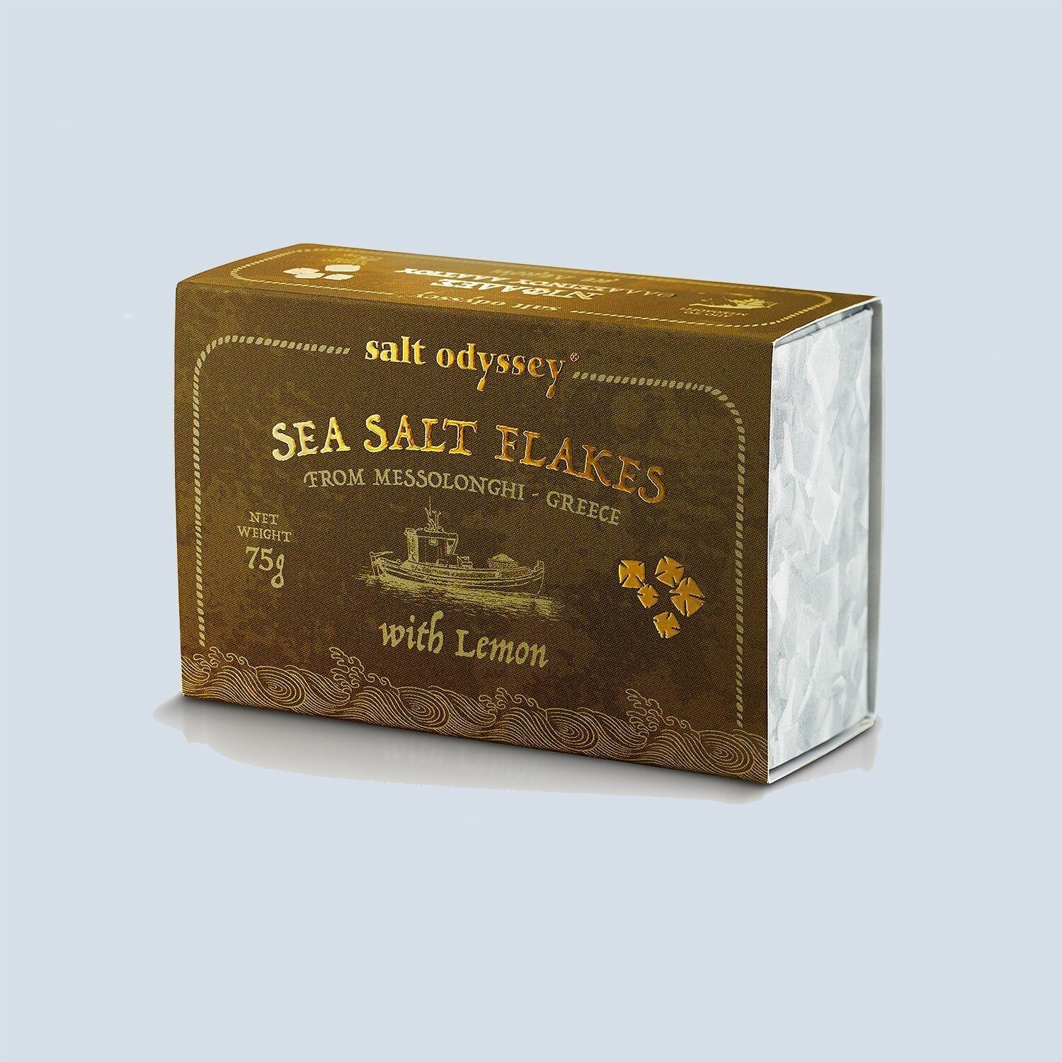 Fiocchi di sale marino al limone, 75 g