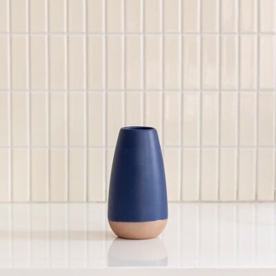 Jarrón Harmony Azul Medianoche - 17 cm