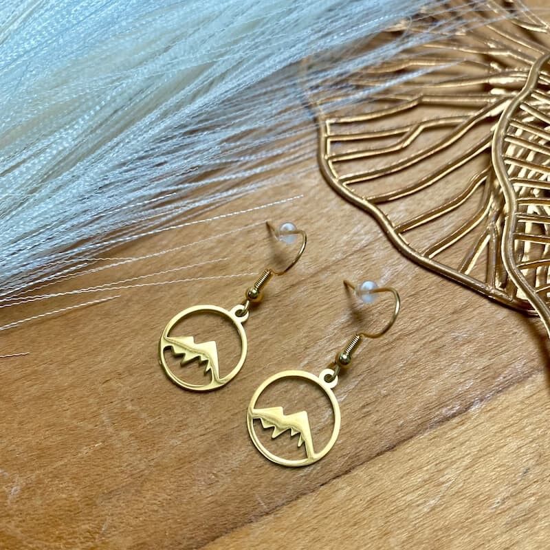 MONTAGNE gold earrings