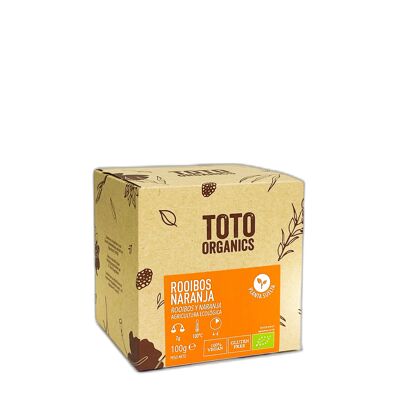 Infusion Rooibos Orange 100gr (feuille)