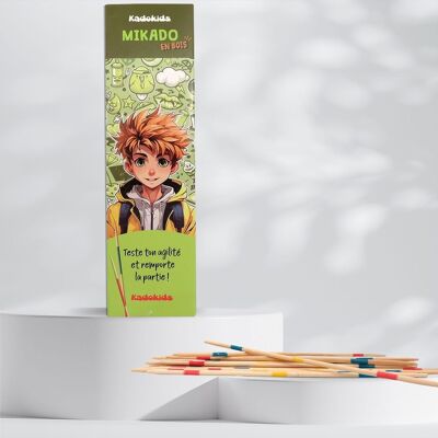 JEU DE MIKADO EN BOIS - version Manga