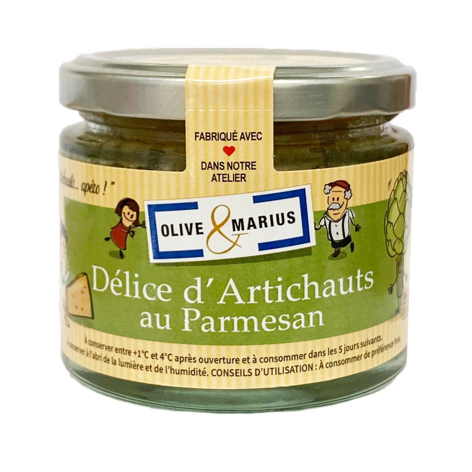 Delicia de alcachofas y parmesano