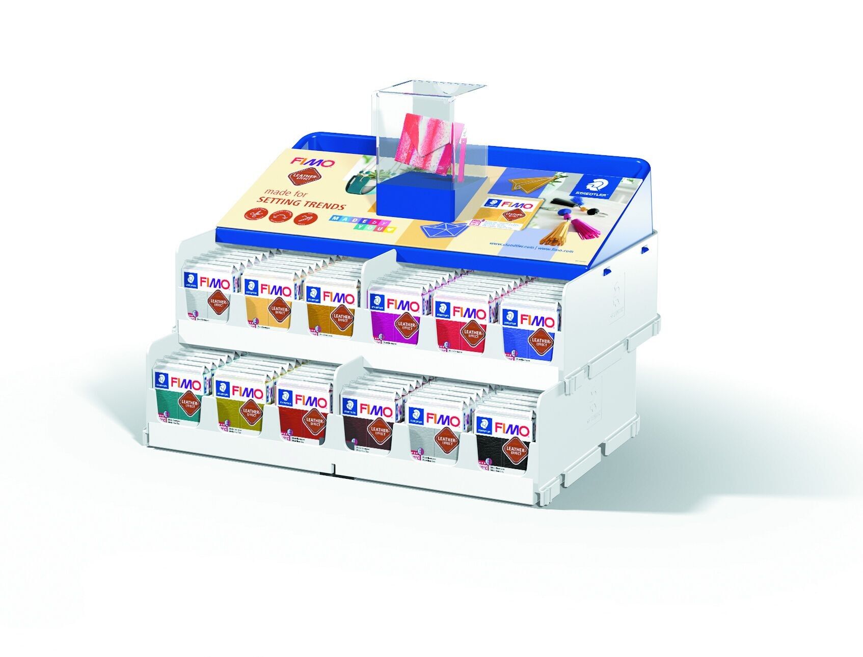 DISPLAY METAL PIEL FIMO 72 PANES 57G