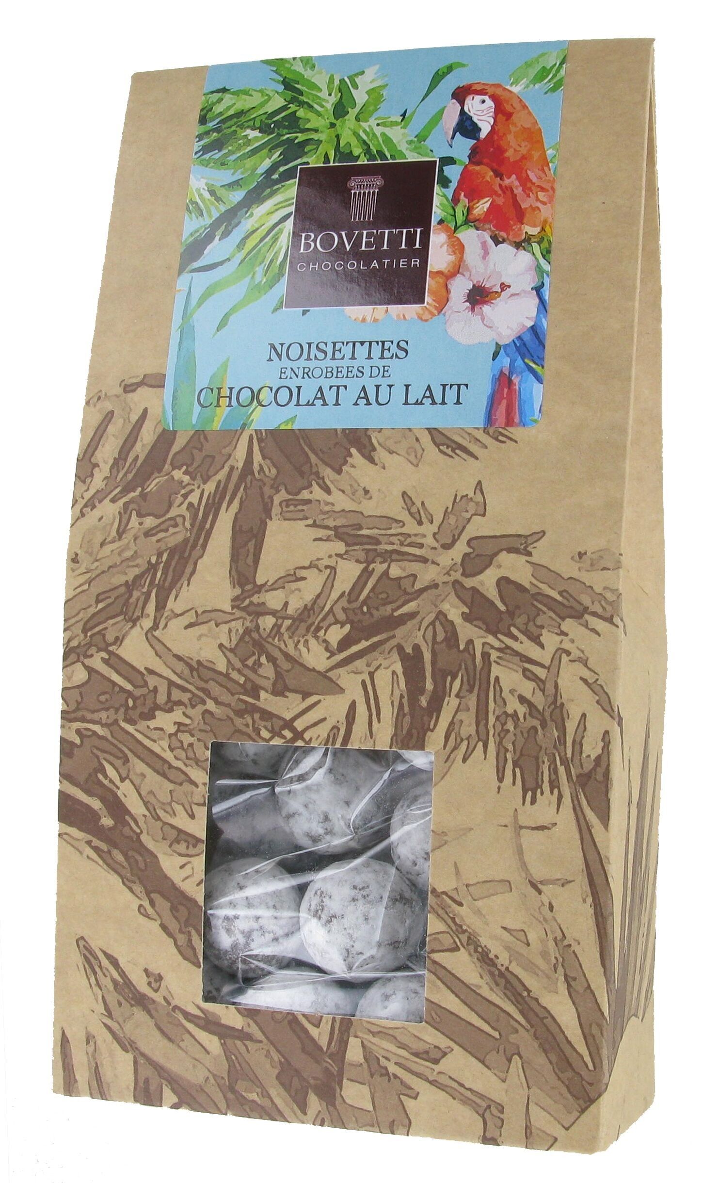 Nocciole ricoperte di cioccolato al latte - scatola da 120 g