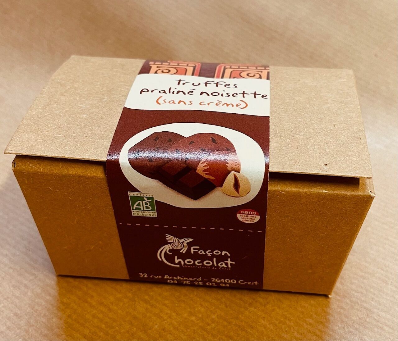 Christmas: Organic and Vegan Praline Truffle, 100g