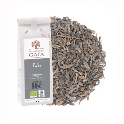 Thé noir Bio Pu'er 100g AB & WFTO
Pu'er en feuilles