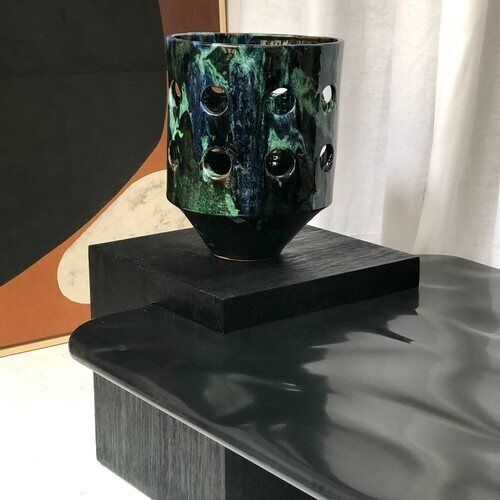 MADOKA vaso in ceramica verde