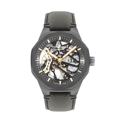 LeeCooper – WILLIAM – LC07904 – Montre Homme – Analogique Mouvement Squelette Automatique