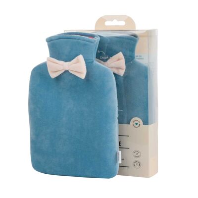 BOTELLA DE AGUA CALIENTE CON FUNDA DE TERCIOPELO - 1L - 42663