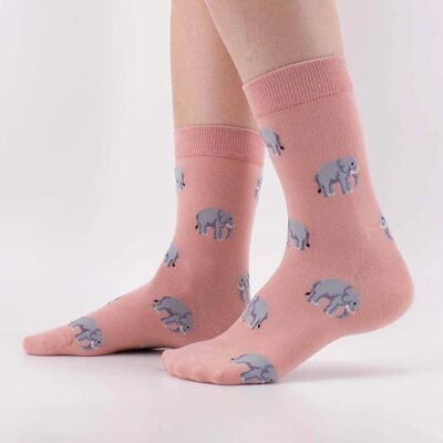 Calcetines hasta la rodilla con diseño de animales
