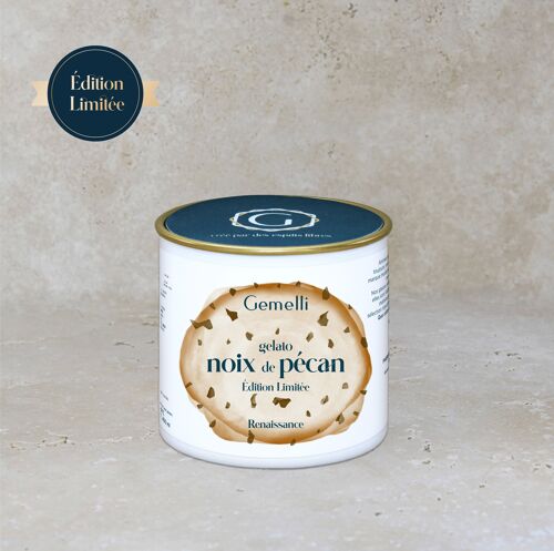 Glace artisanale Noix de Pécan - 12 pots 100ml