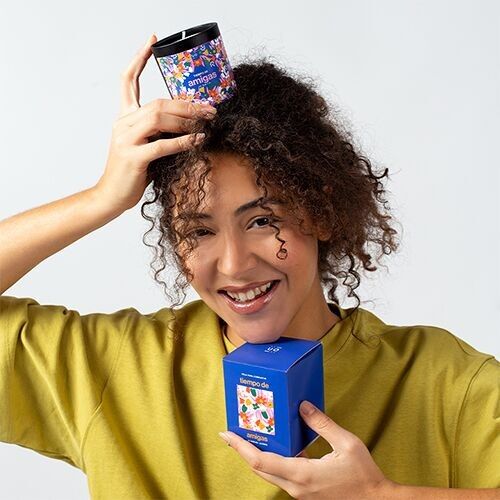 Vela UO aromatizada para regalar tiempo de amigas, Vela artesanal hecha en España, Aroma Jazmín, 350 gramos