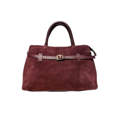 SAC A MAIN CUIR SUEDE BOOM