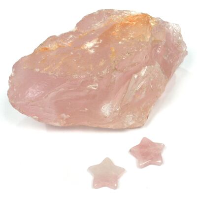 Rock Star Rose Quartz (Set of 10)