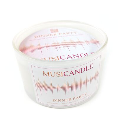 Bougie musicale - Dinner Party (55cl | 3 mèches)