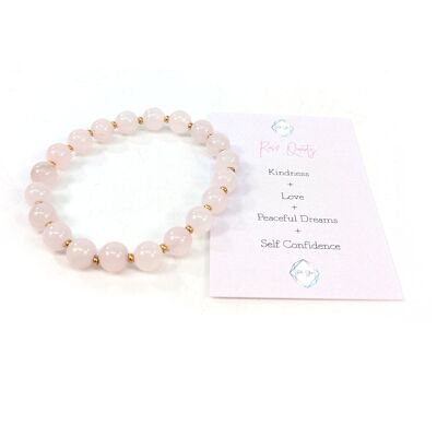 Rose Quartz Stone Bracelet