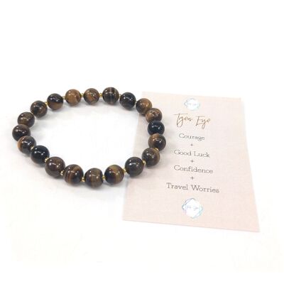 Bracciale in pietra occhio di tigre