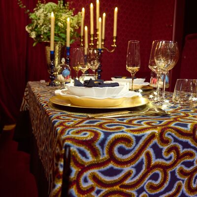 Nappe en wax et lin lavé - LADHA