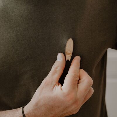 Pin's en bois - Surf