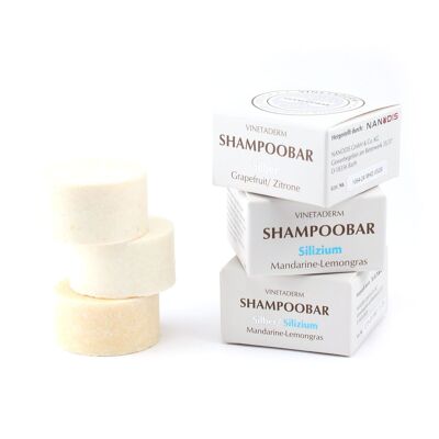 Set of 3 Vinetaderm Shampoobar mini trial sizes 20g