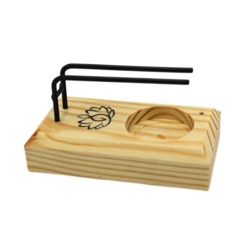 Palo Santo Salvia Bianca Bruciatore Loto 11x6cm (4 pezzi)