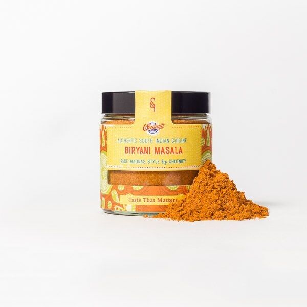 Biryani Masala Indian Rice Spice Organic 120 ml Glass