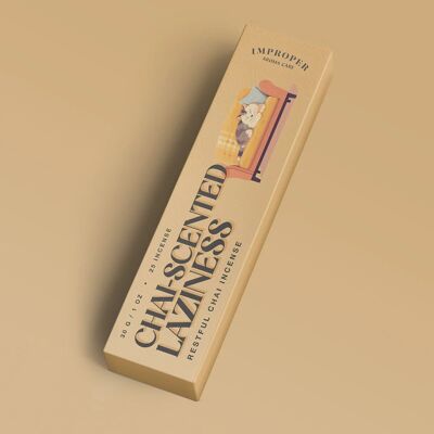 SET DE INCIENSO PEREZOSA CON AROMA A CHAI