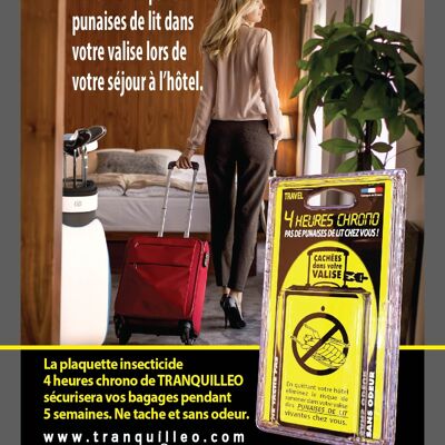 anti bedbug leaflet for suitcases
