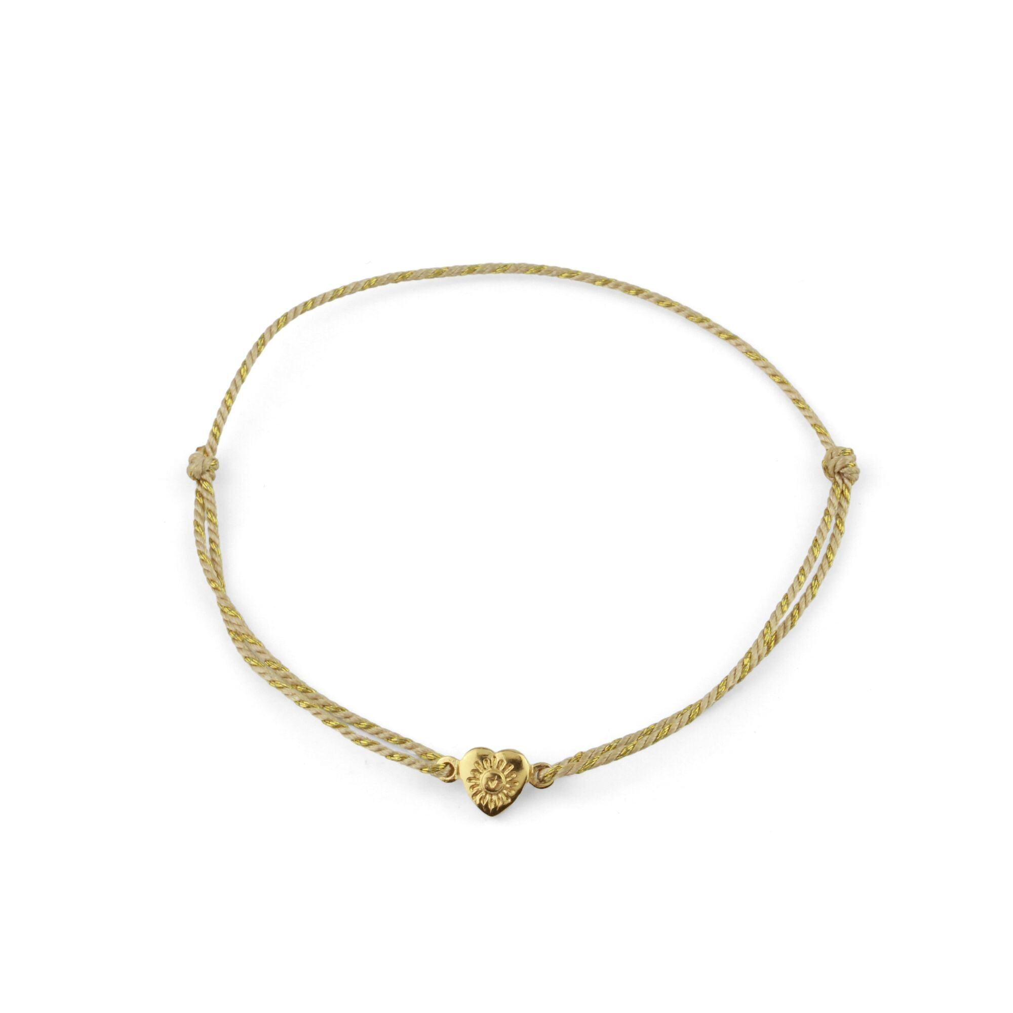 Bracciale Amore in corda d'oro