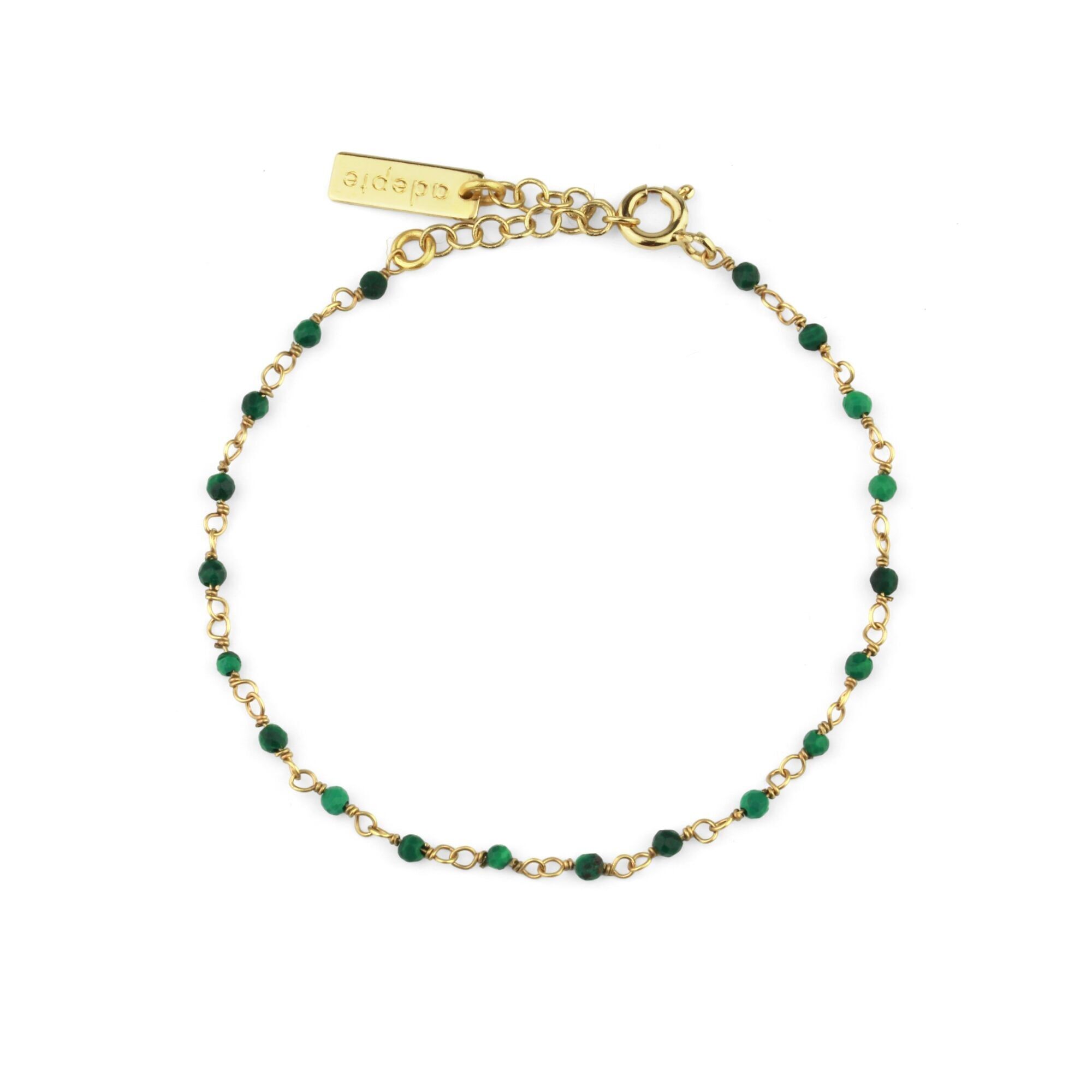 Bracciale Dumbo in malachite