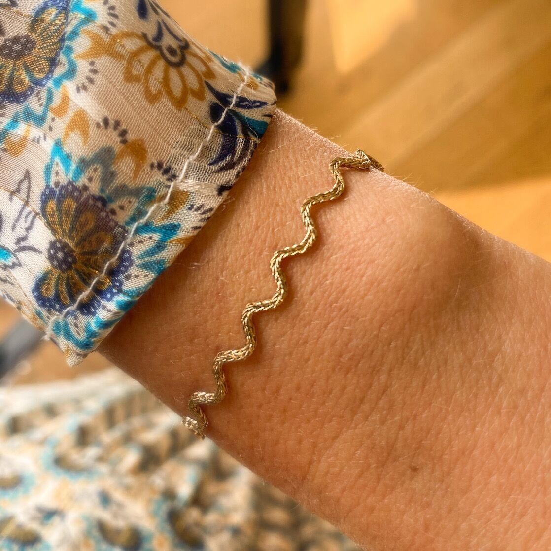 Bracciale Zig Zag dorato