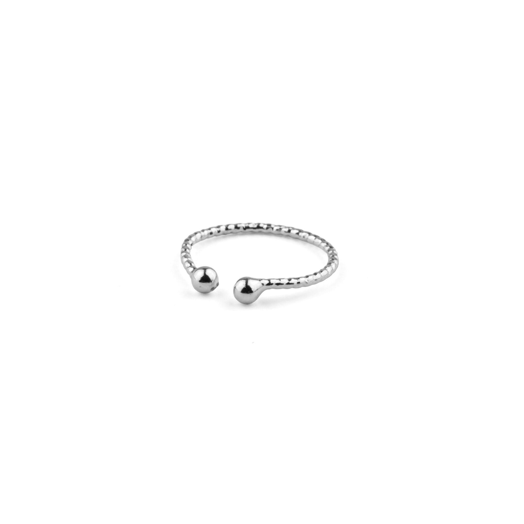 Bracciale con diamanti placcati in argento