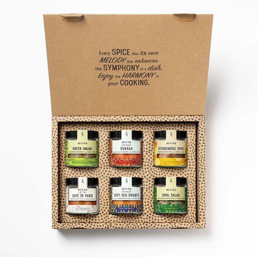 Caja de regalo orgánica de la colección Pascal Haag