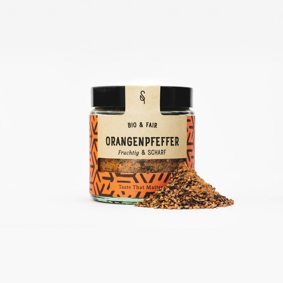 Orangenpfeffer Bio 120 ml Glas