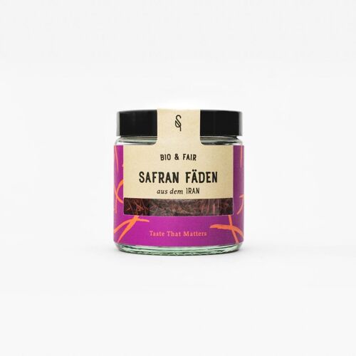 Safranfäden Bio 120 ml Glas