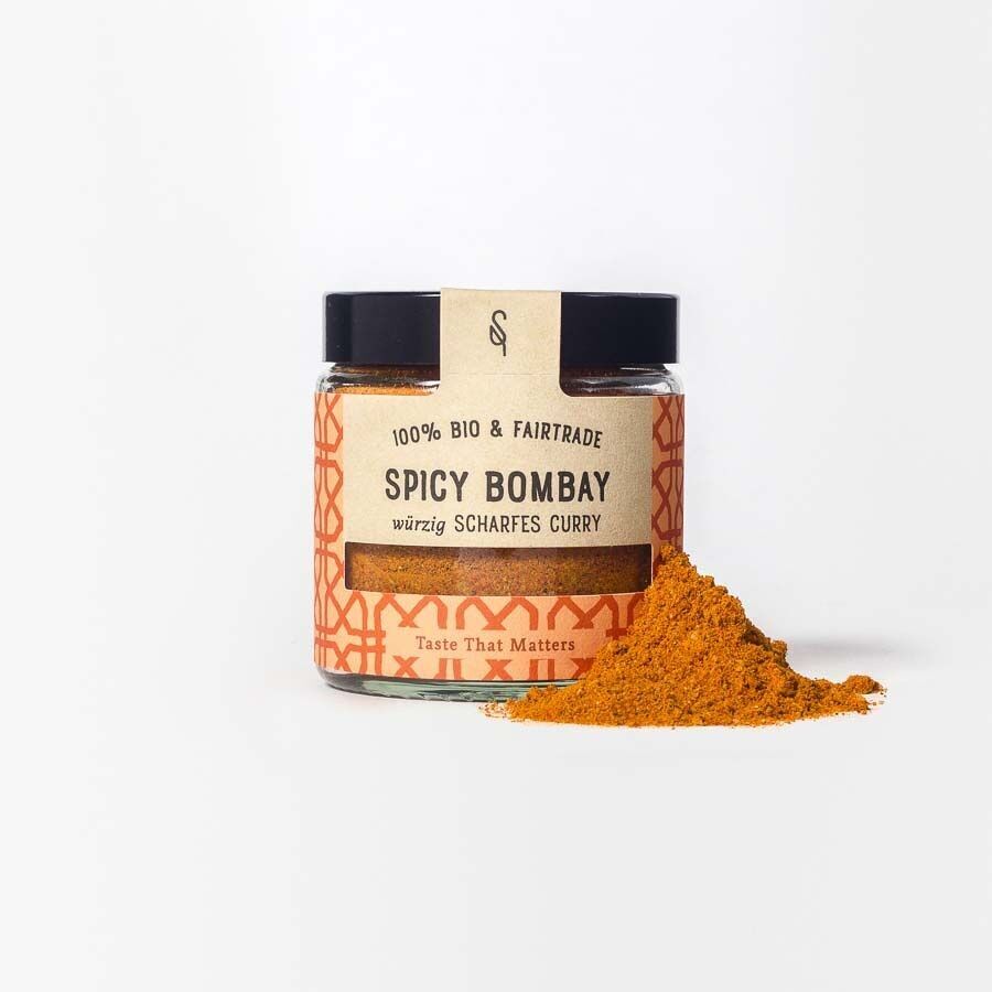 Spicy Bombay rotes Curry Bio 120 ml Glas