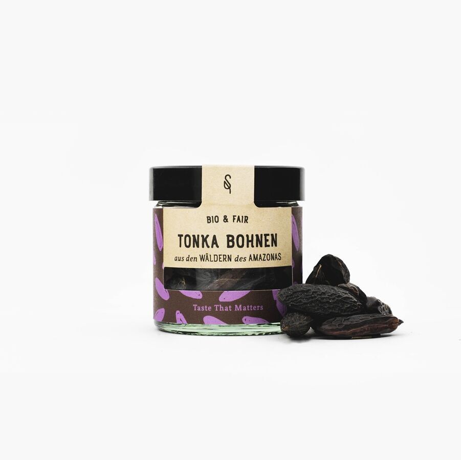 Fèves tonka entières bio Pot 60 ml