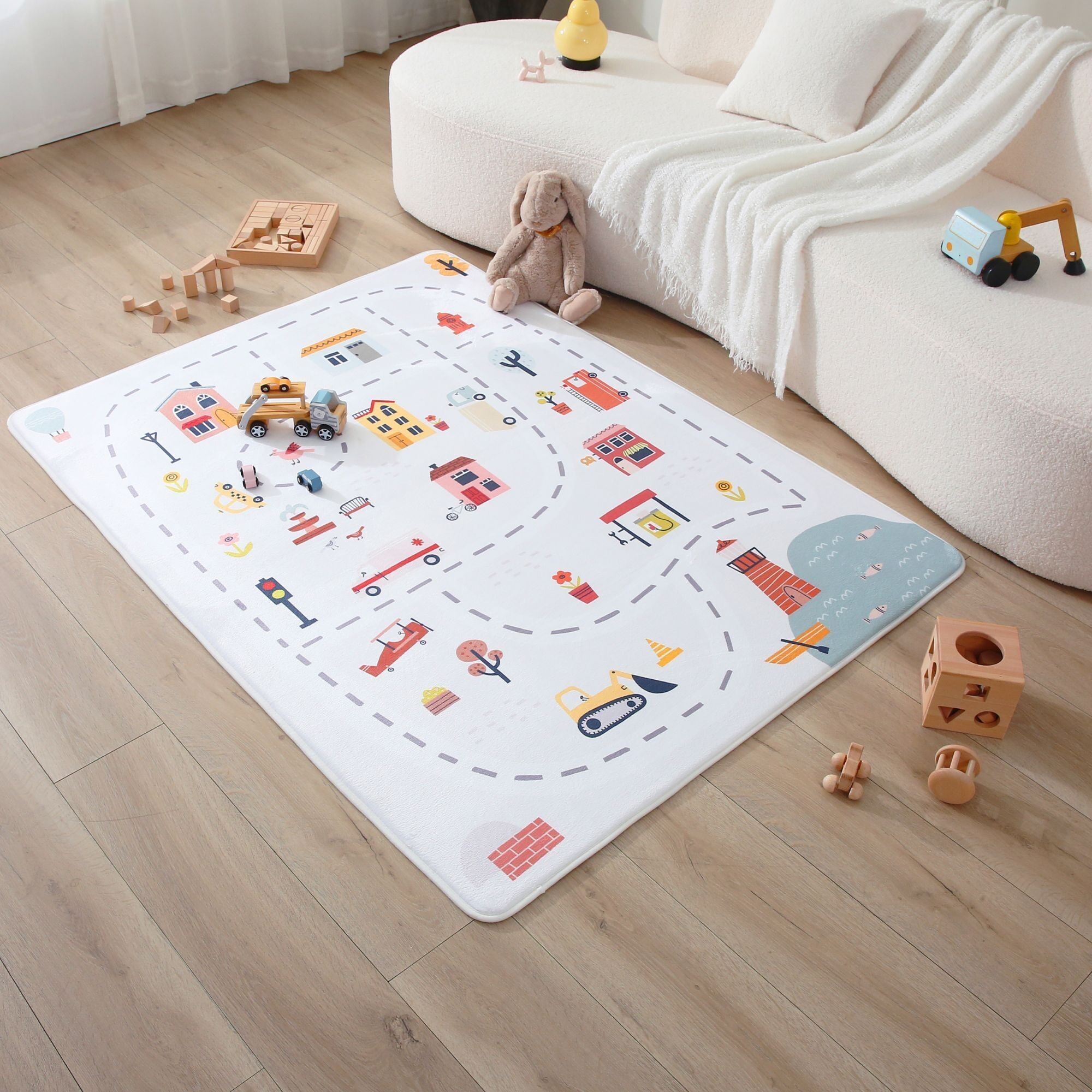Hakuna Mat cloud-soft children's room carpet with memory foam