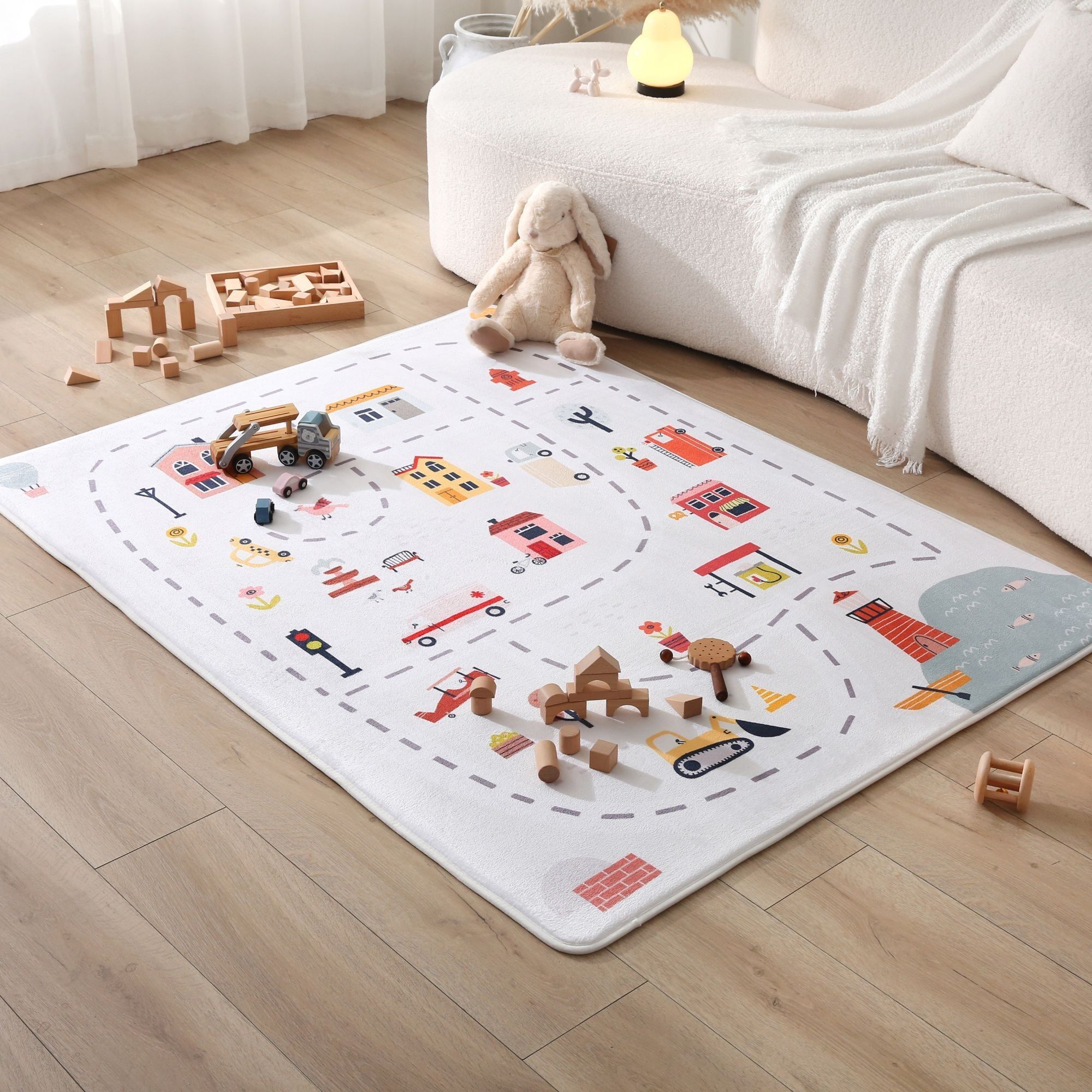 Hakuna Mat cloud-soft children's room carpet with memory foam