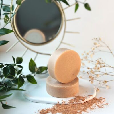 Barra detergente per il viso con argilla rosa