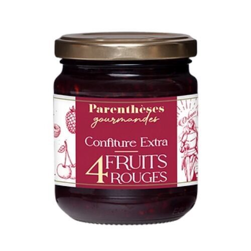 Confettura extra ai 4 frutti rossi 250g