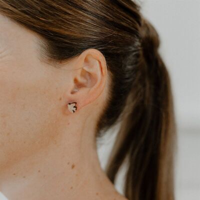 Wooden earrings - Swallows