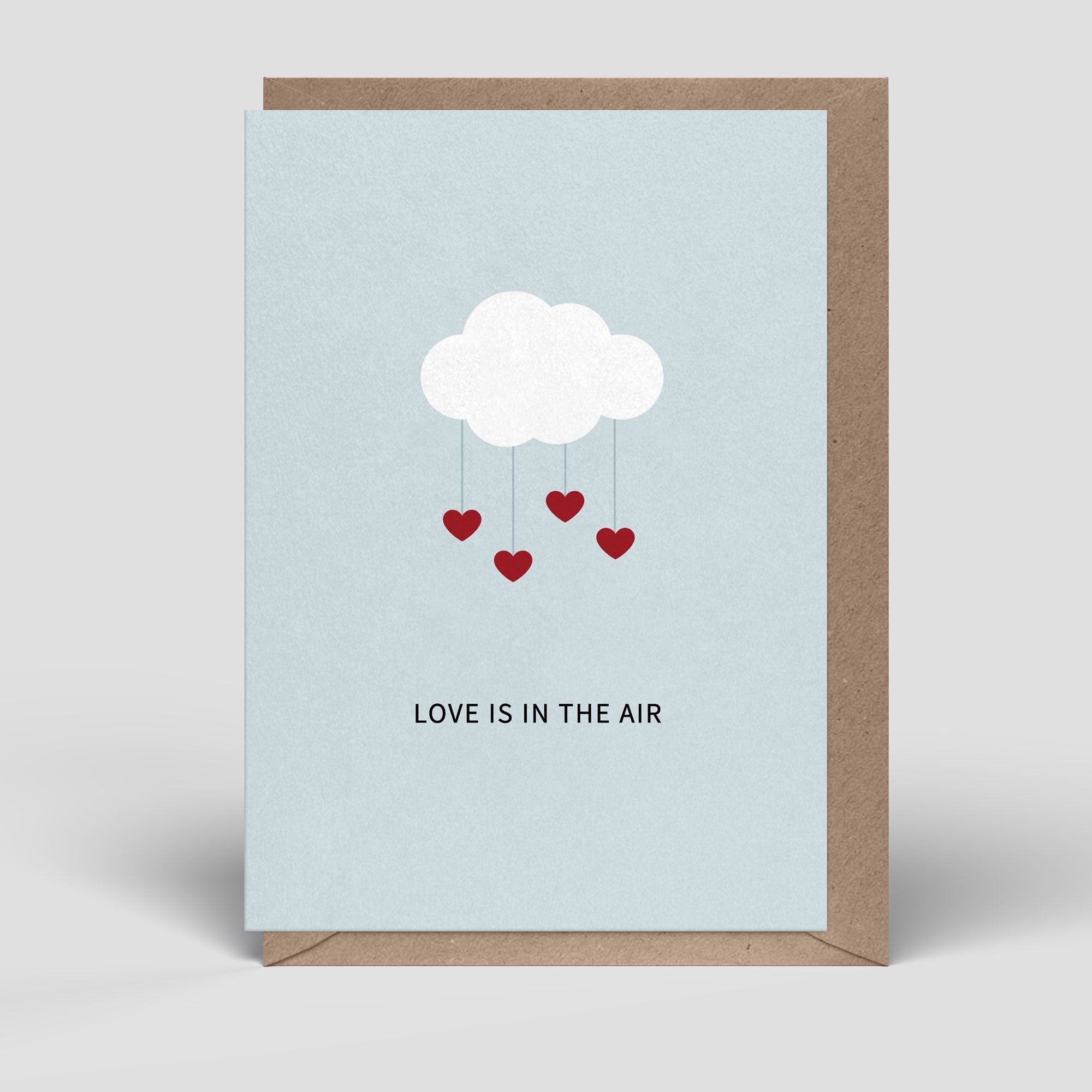 Biglietto pieghevole - Biglietto d'amore - L'amore è nell'aria - N. 285
